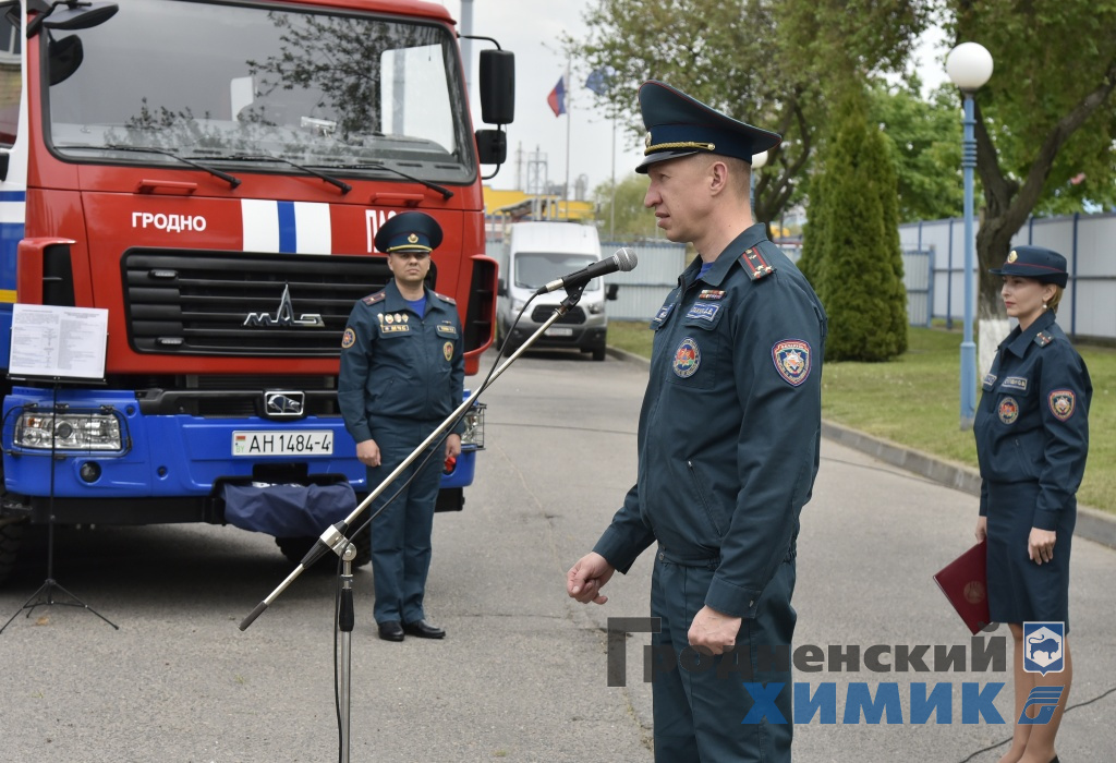 ОАО «Гродно Азот» пополнило новой техникой автопарк ПАСО-5